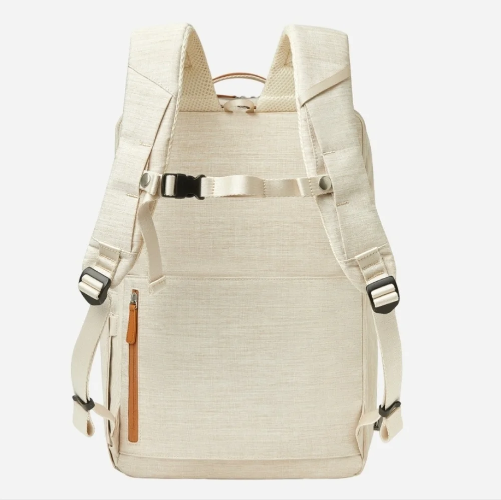 NEW Nordace Siena Pro 17 Backpack- Beige - Picture 3 of 8